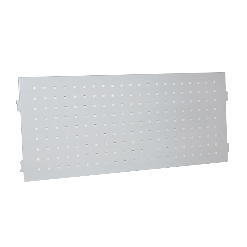 Perforated panel grey M750, 718x389mm