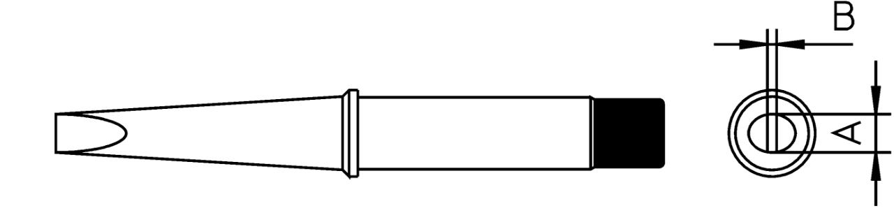 Loddespids 5,0mm 425°C CT5D8