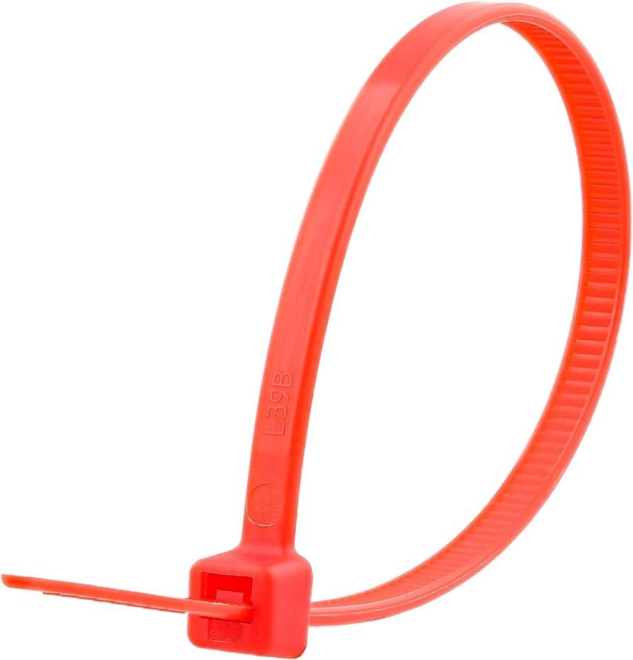 Kabelbinder rød 4,8 x 370mm Pose m. 100stk.