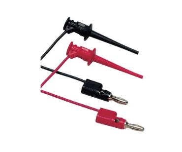 Testledninger m/mini krog prob 30V AC / 60V DC 3A