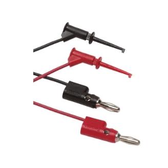 Testledninger m/microkrog prob 30V AC / 60V DC 3A
