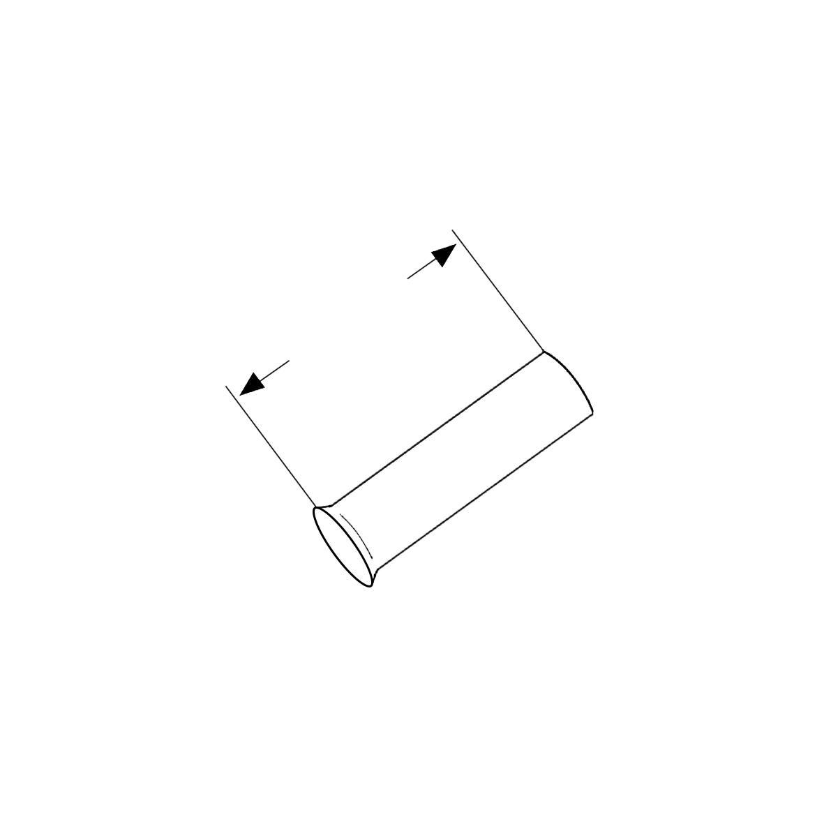 Terminalrør uisoleret 0,75mm²-L12mm; pose m/1000stk.