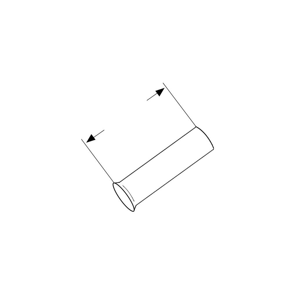 Terminalrør uisoleret 10mm²-L10mm; pose m/500stk.