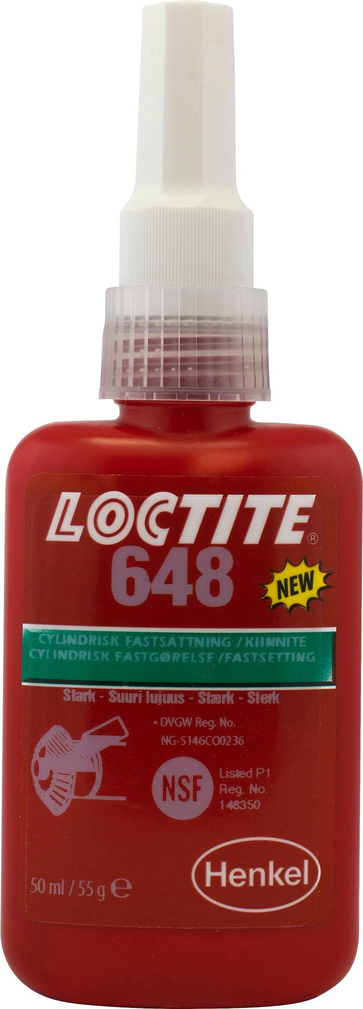 Lejesikring Loctite 648 50 ml