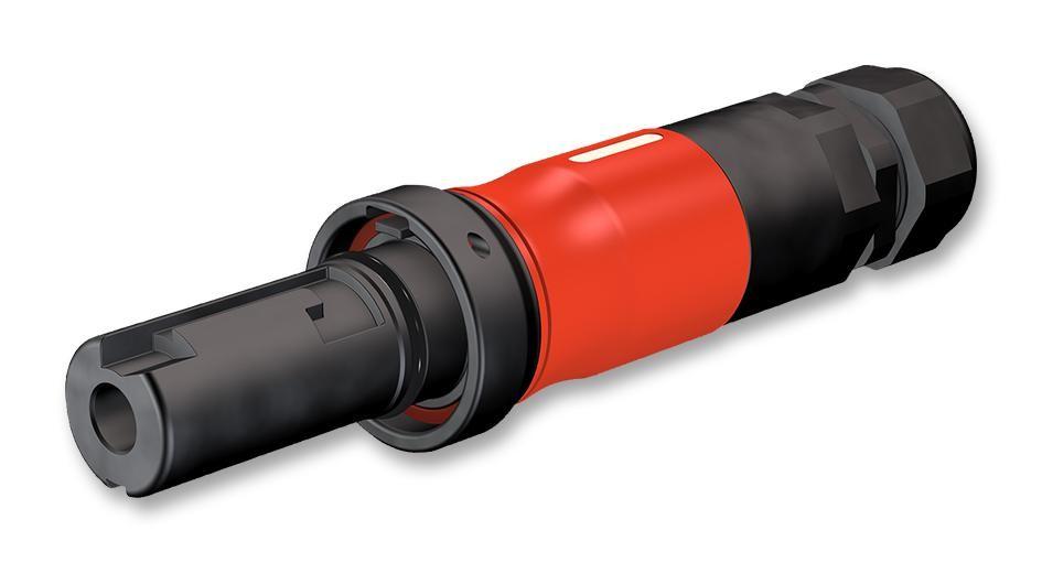 Bøsning KBT10BV-AX/M25/35 rød 1000V-130A(25mm2)-150A(35mm2)
