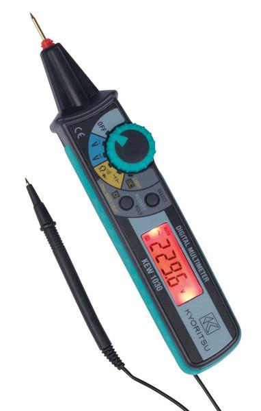 Kyoritsu 1030 pen multimeter med indbygget lommelygte