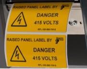 Itag panel label 27x12,mm HVID 500 stk pr. rulle
