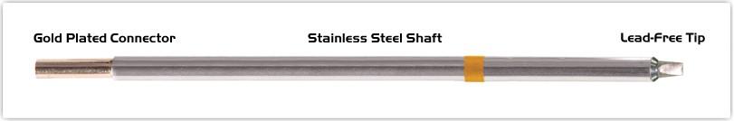 Loddespids Chisel 30° 2,5mm til TMT-9000S (STTC-136P)