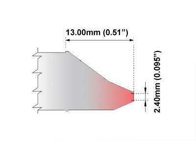 Udloddespids 2,40 mm til TMT-9000S (STDC-X07)