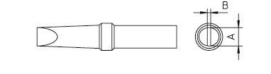 Loddespids 0,8mm HBP ET-H