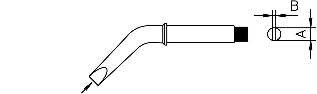 Loddespids 2,4 mm 260 ° C CT5BX5