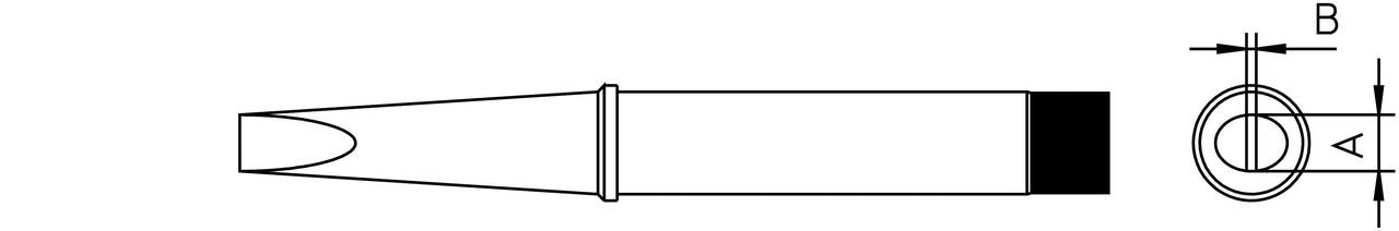 Loddespids 11,0 mm 370 ° C CT2G7