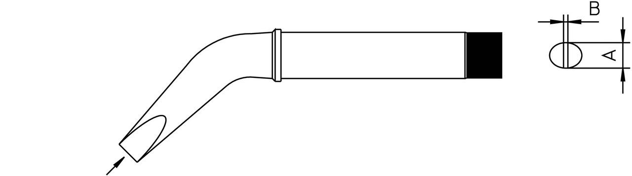 Loddespids 7,0 mm 310 ° C CT2EX6