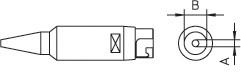 Loddespids 2,4mm HT-BS