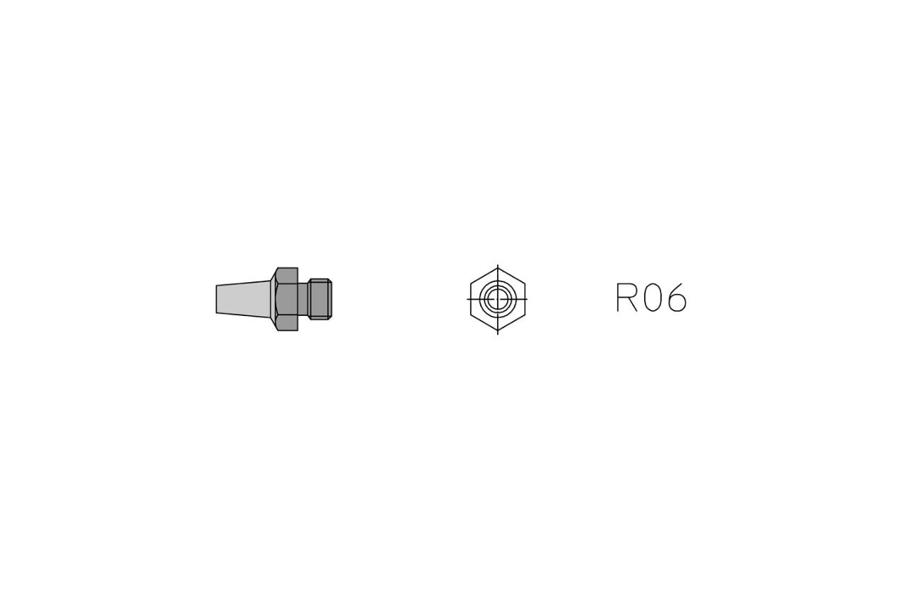 Varmluftdyse Ø3,0 mm R06 t/HAP 1 & HAP 200