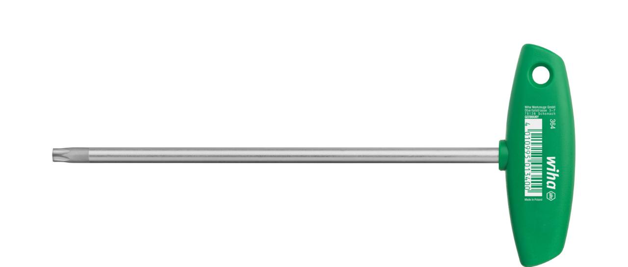 Wiha Stiftnøgle med tværgreb TORX®, matforkromet T15 (01330)