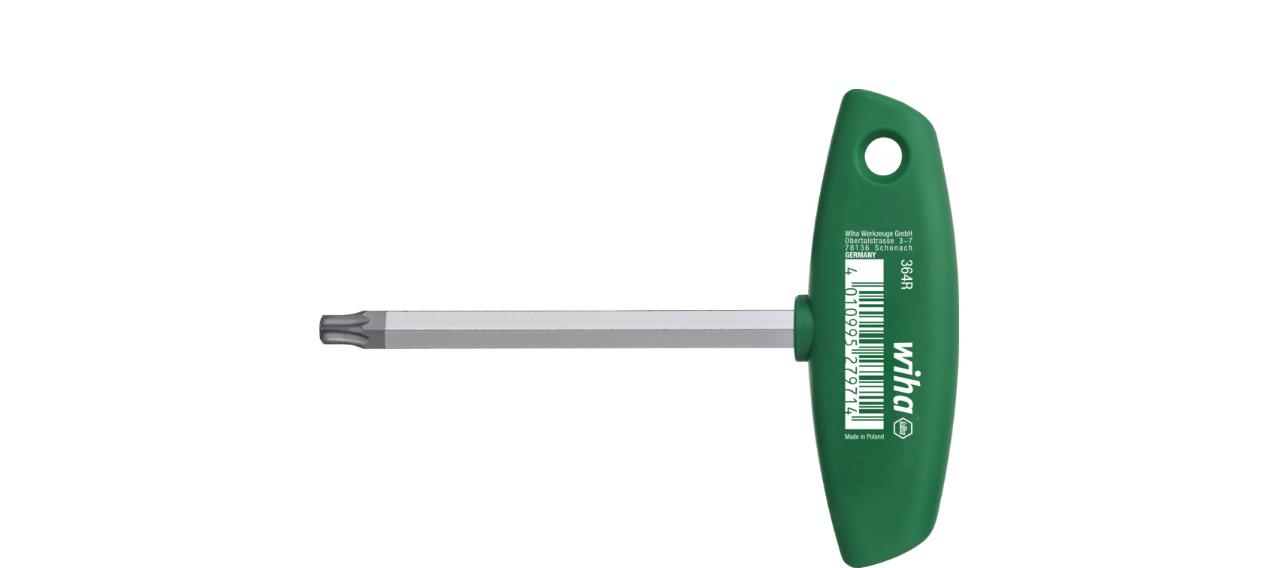 Wiha Stiftnøgle med tværgreb Matforkromet TORX® MagicSpring® T10 (27965)