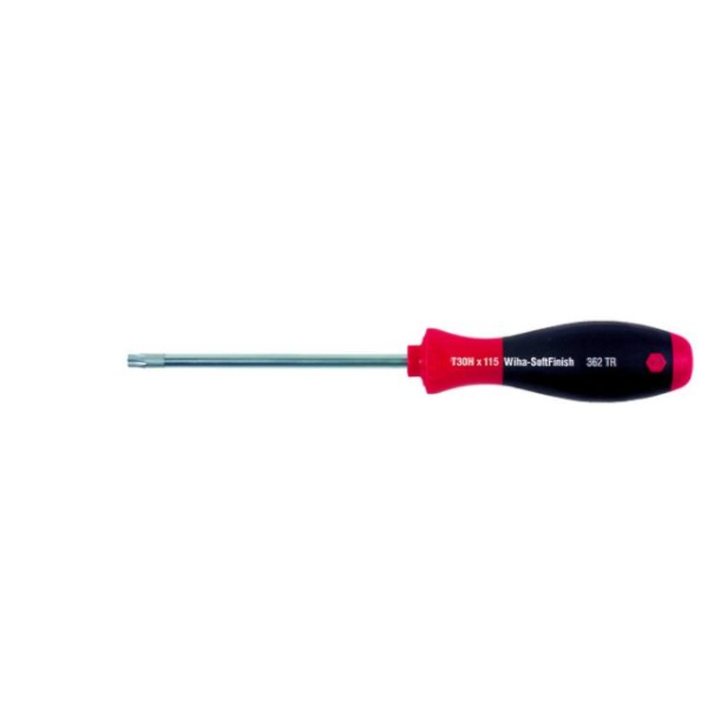 Wiha Skruetrækker SoftFinish TORX® Tamper Resistant (med boring) med rund klinge T7H x 60 x 160;mm (03106)