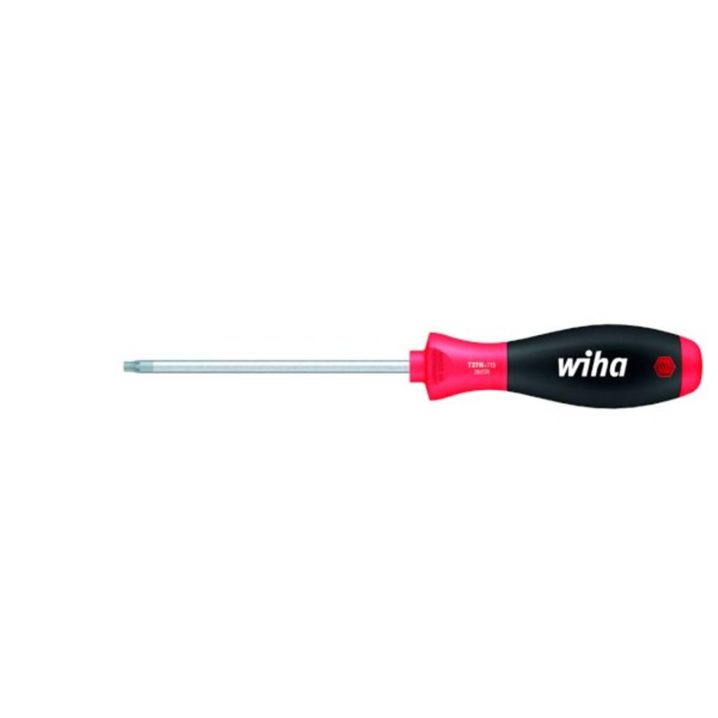 Wiha Skruetrækker SoftFinish TORX® Tamper Resistant (med boring) med rund klinge T8H x 60 x 160;mm (03107)