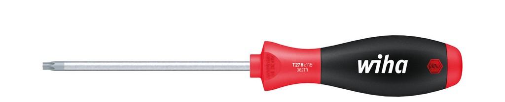 Wiha Skruetrækker SoftFinish TORX® Tamper Resistant (med boring) med rund klinge T15H x 80 x 160;mm (01301)