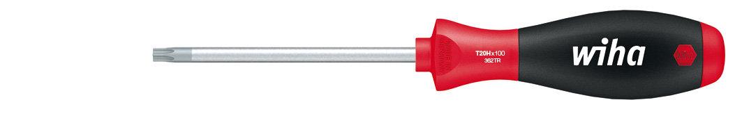 Wiha Skruetrækker SoftFinish TORX® Tamper Resistant (med boring) med rund klinge T20H x 100 x 160;mm (01302)
