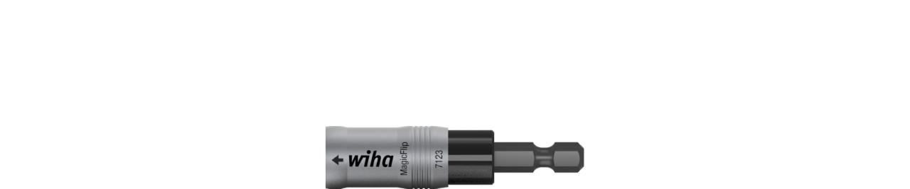 Wiha Magnetisk bitholder MagicFlip Force med ringmagnet, 1/4 i boks 62 x 160;mm (36800)