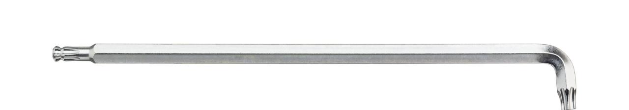 Wiha Stiftnøgler TORX® med kuglehoved med korte ben, titansølv T6 (40967)
