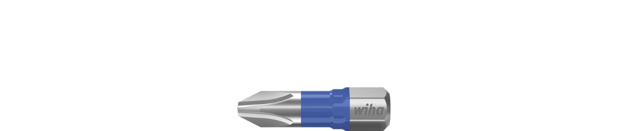 Wiha Bitsæt T-bit 25 mm Phillips (PH3) med 5 dele, 1/4 C6,3 i boks (41600)