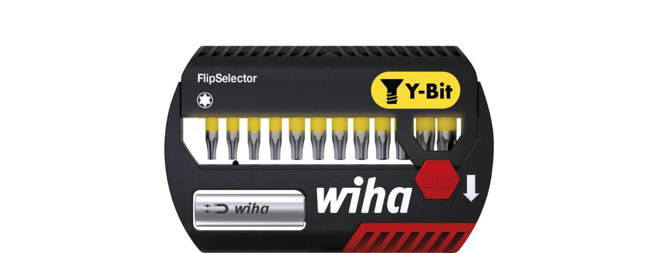 Wiha Bitsæt FlipSelector Y-bit 25 mm TORX®, med 14 dele, 1/4 C6,3 (41828)