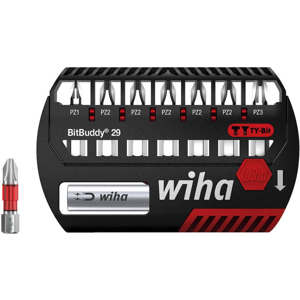 Wiha Bitsæt BitBuddy® TY-bit 29 mm Pozidriv, med 9 dele, 1/4” C6,3 (42098)