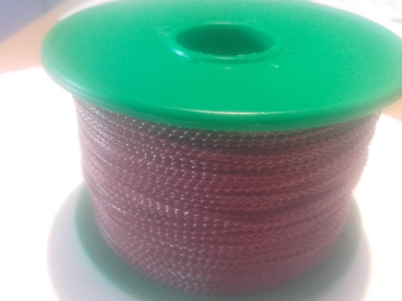 Plombetråd 0,5x0,3mm á 225m nylon, rød