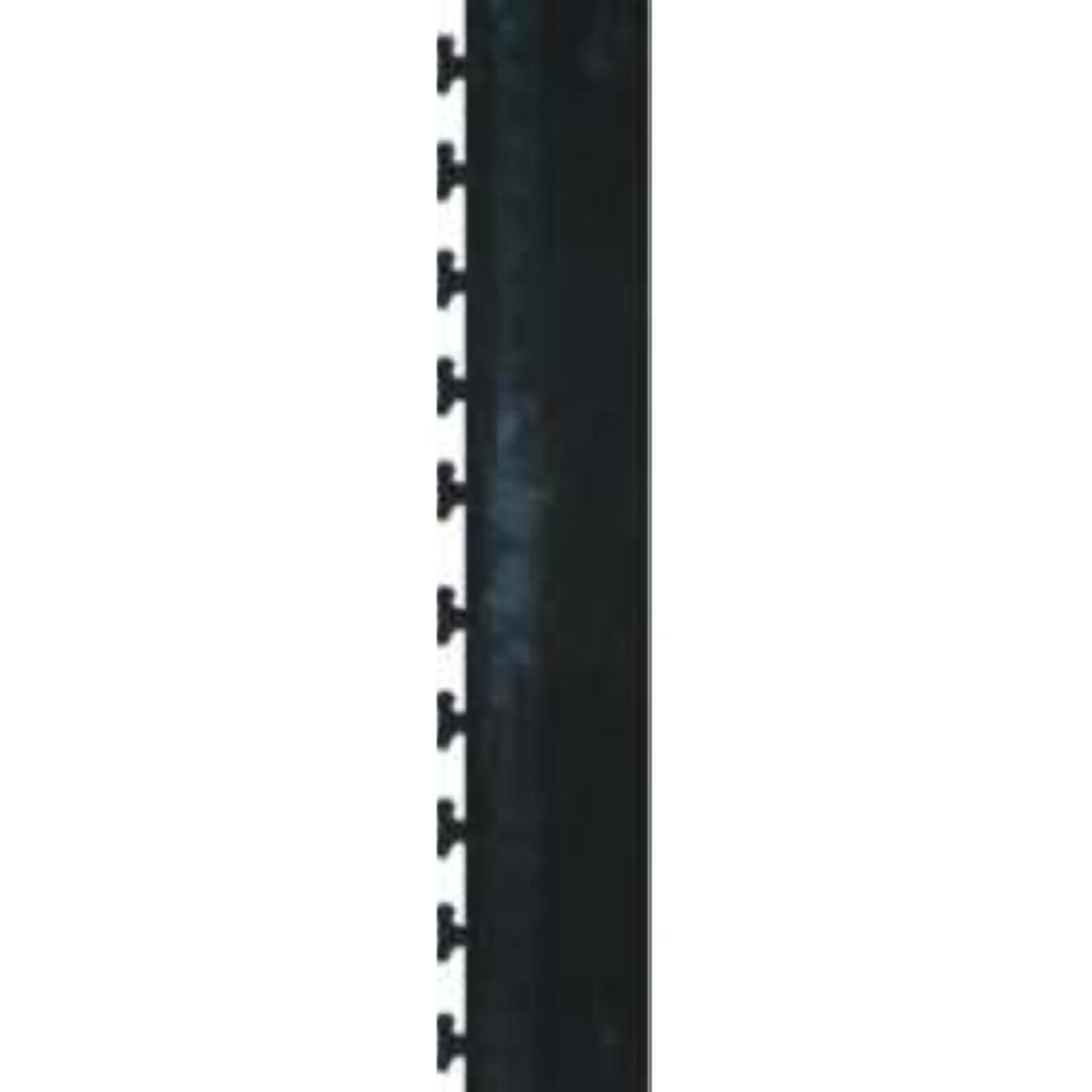 Skråkant til ESD klikgulv + 608 x 100 mm; sort; PVC