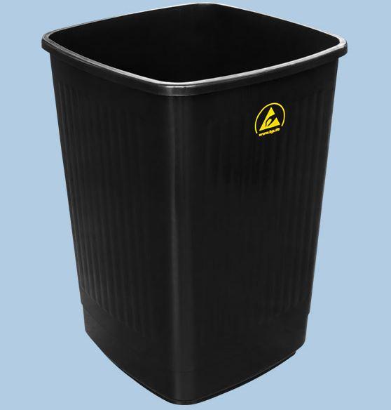ESD Affaldsbeholder PP sort 50 liter