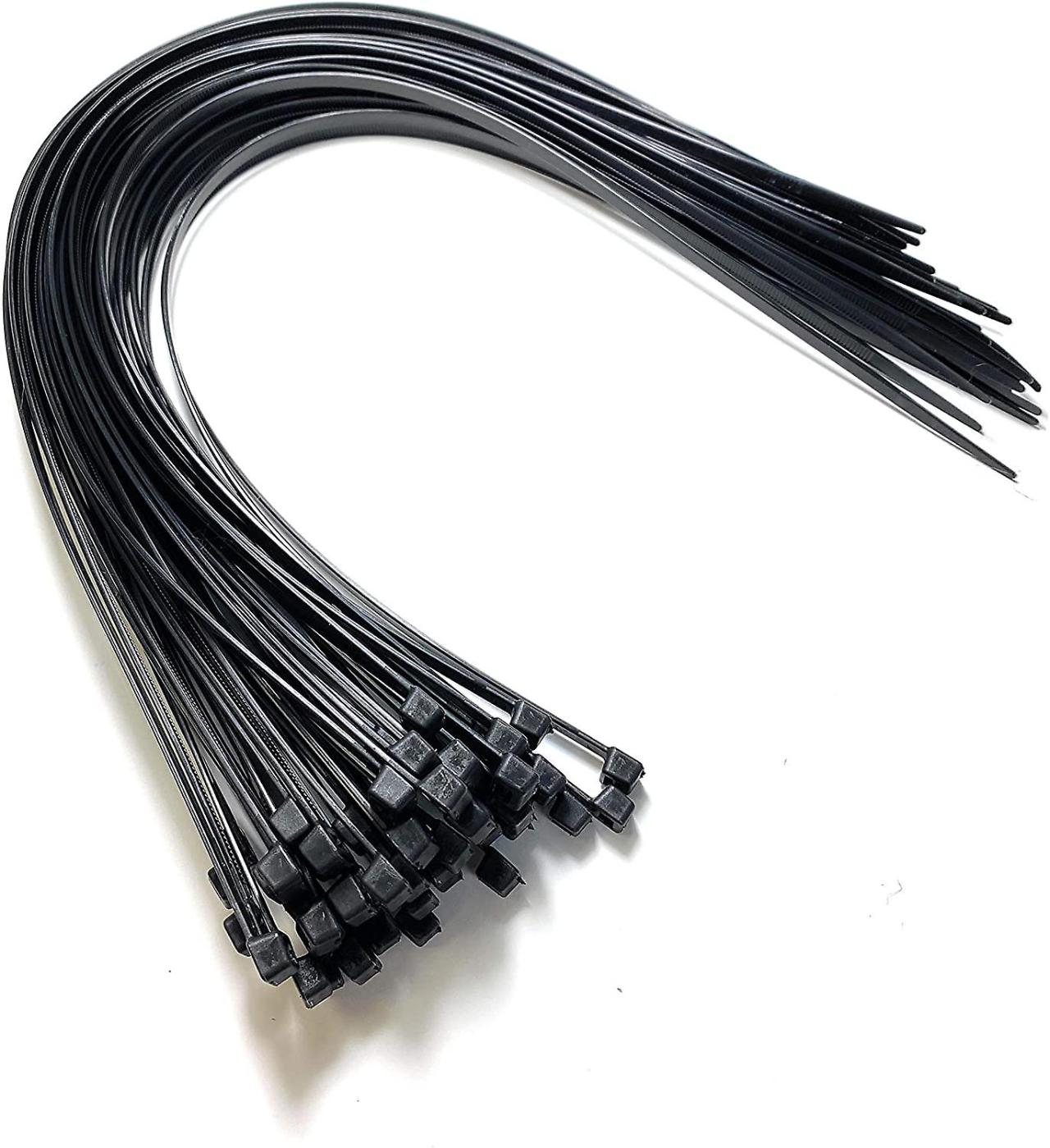Kabelbinder sort 2,5 x 75mm 