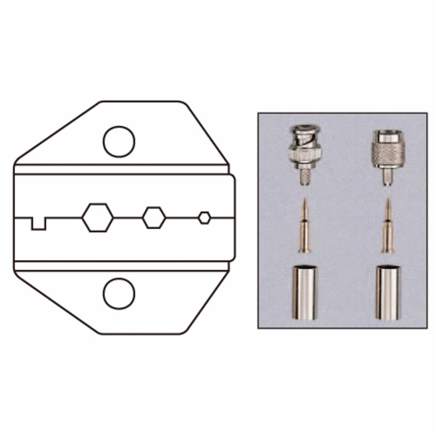 Pressetang t/Coax-connectors RG-174 & Mini 59
