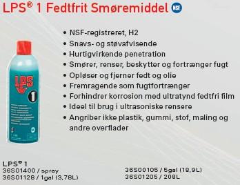 Fedtfri smøremiddel 379ml; aerosoldåse