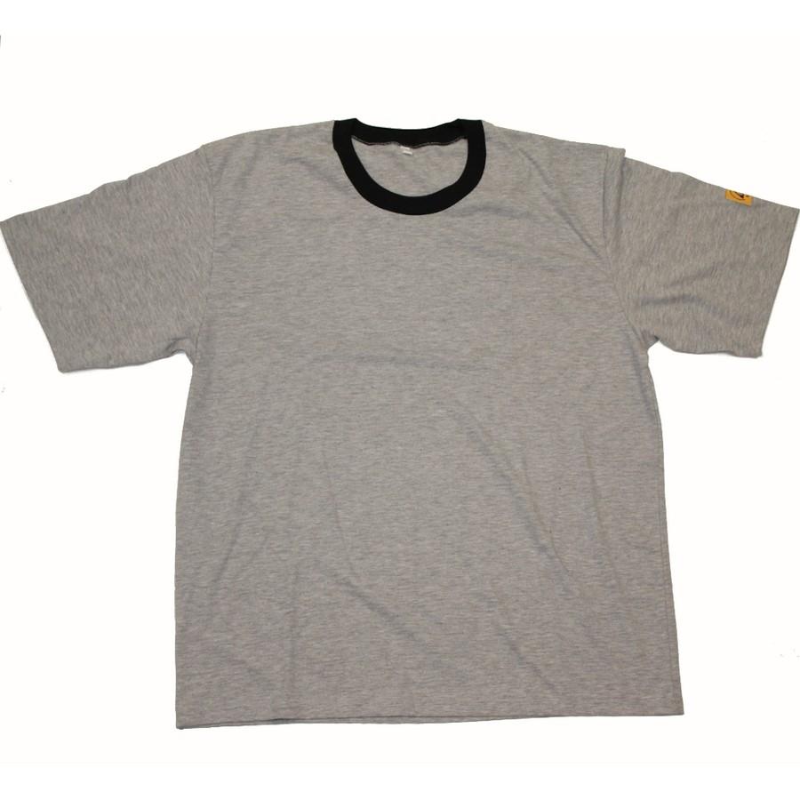 T-shirt TS96 grå /sort rip ESD str. L, m/kort ærme