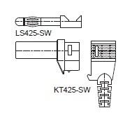 Stik LS425-SW forniklet CAT II 500V 32A