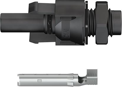 PV bøsning f/panel montage MC4/4-6mm² PV-ADBP4-S2/6-UR UL: 1500V - 39A-45A