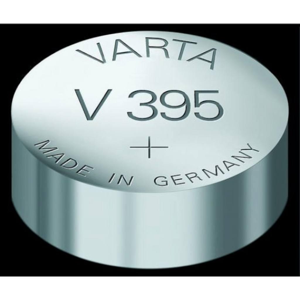 Varta batteri V395 sølvoxid 1,55V: 42mAh: Ø9,5x2,7mm SR57