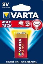 Varta batteri Max-Tech 9V 9V; 26,5x17,5x48,5mm; BL-1 6LP3146 - Alkaline