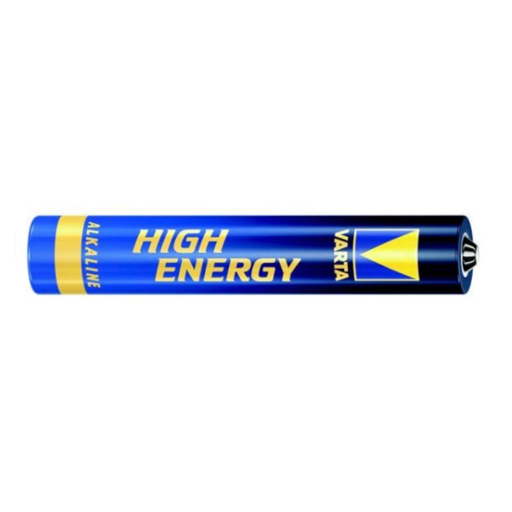 Varta batteri High Energy AAA 1,5V; Ø10,5x44,5mm LR03 - Alkaline