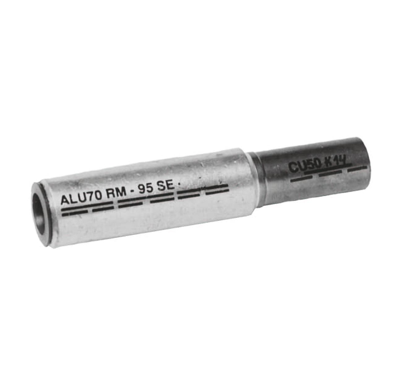 Pressemuffe aluminium/Cu 95mm²Al/70mm²Cu; rm/sm
