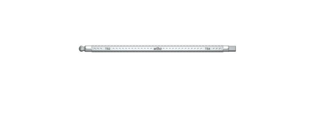 Wiha Udskiftelig klinge SYSTEM 6 Sekskant med kuglehoved 2.5 x 160;mm, 2.5 x 160;mm, 150 x 160;mm (00635)