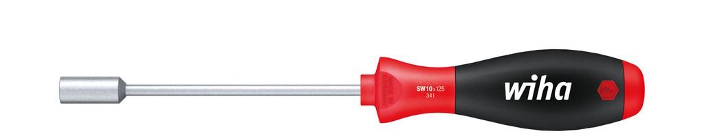 Wiha Skruetrækker SoftFinish Sekskant-topnøgle med rund klinge 4.0 x 160;mm x 125 x 160;mm (01018)
