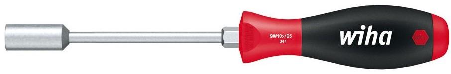 Wiha Skruetrækker SoftFinish Sekskant-topnøgle med rund klinge og sekskantet ansats 10.0 x 160;mm x 125 x 160;mm (01095)