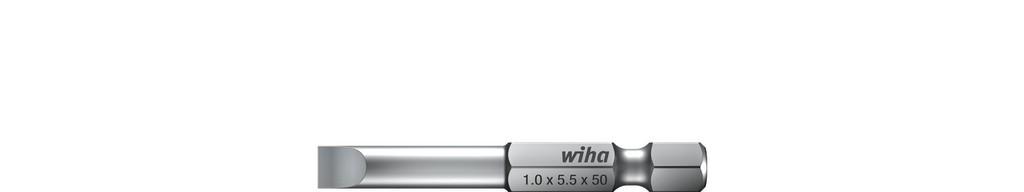 Wiha Bit Professional Ligekærv 1/4 E6,3 3.0 x 160;mm (01790)