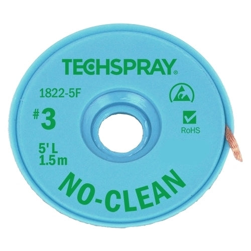 Suction wire green ESD No-clean 1.9mm x 100 feet (30.5m)