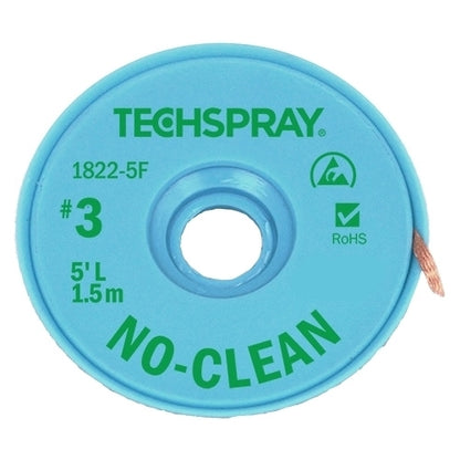Suction wire green ESD No-clean 1.9mm x 100 feet (30.5m)