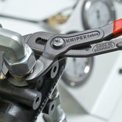 Cobra vannpumpetang polert 180mm; m/PVC på håndtak